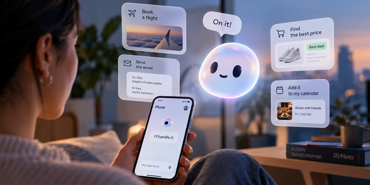 Meta lancia Muse, l’AI che può fare le cose al posto tuo