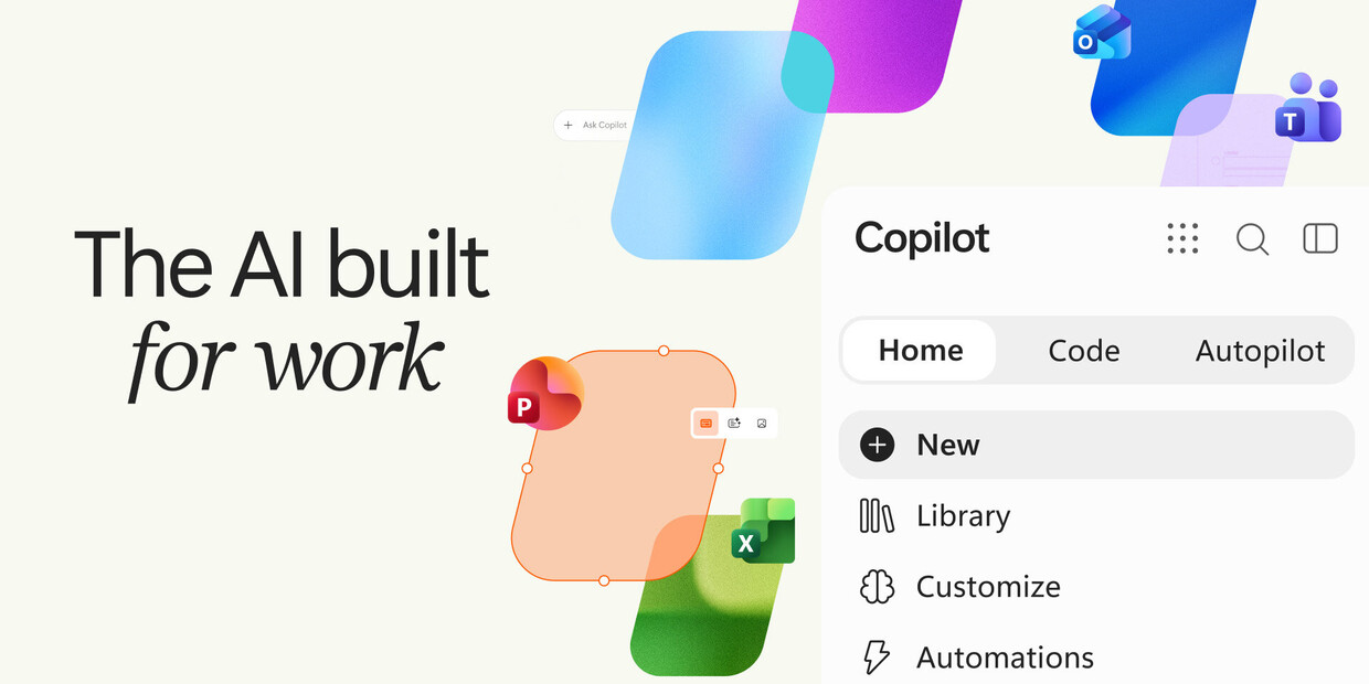 Microsoft cambia Copilot: arrivano Home, Code e Autopilot