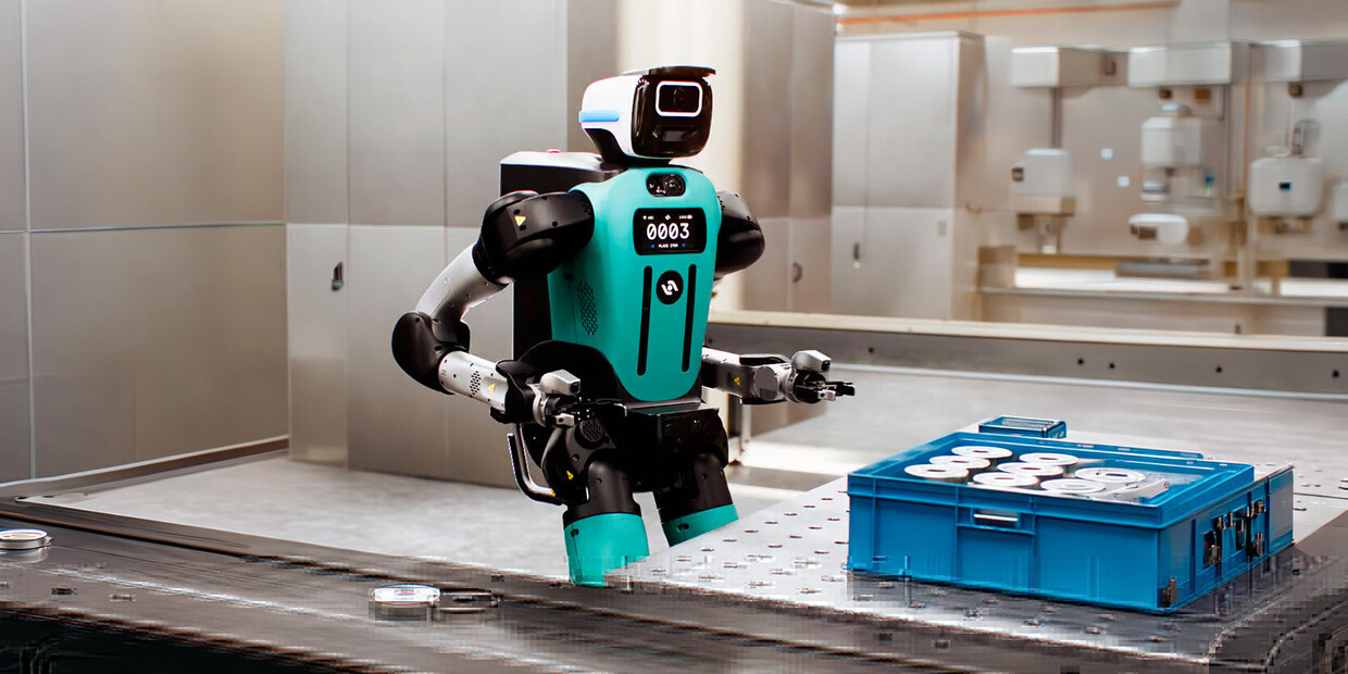 Digit 5, il robot che promette 90 minuti di lavoro e 9 di carica
