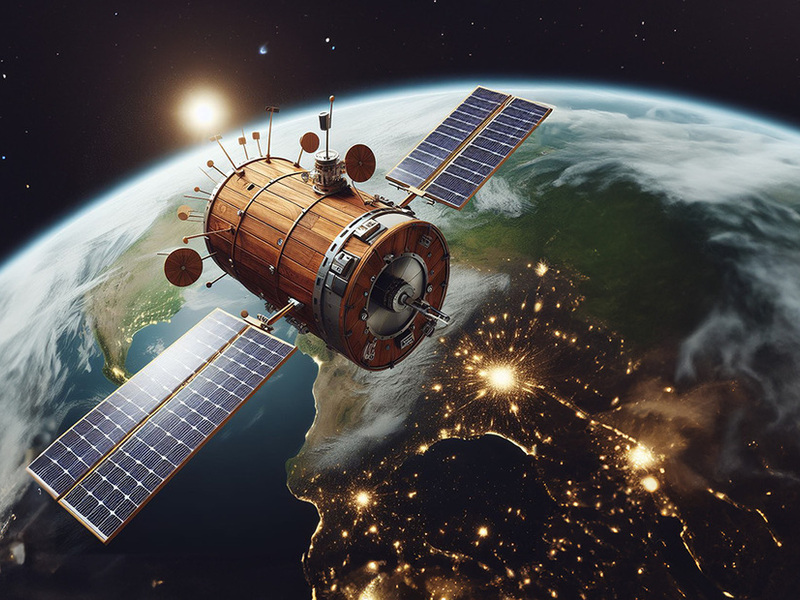 Presto lanceremo in orbita il primo satellite di legno (per davvero)