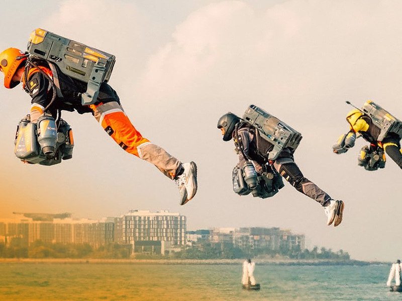 Jet suit racing: l'alba di un nuovo sport (poco sostenibile)