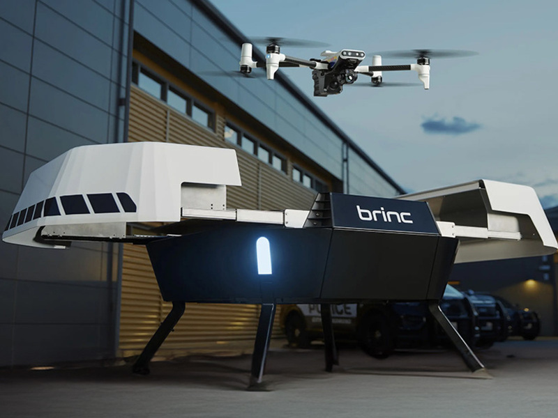 Il drone che interviene in caso di emergenza 