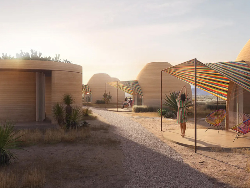 El Cosmico: Il primo hotel stampato in 3D prende forma nel deserto del Texas