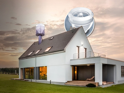 La mini turbina eolica da tetto che sfrutta il vento tra i palazzi