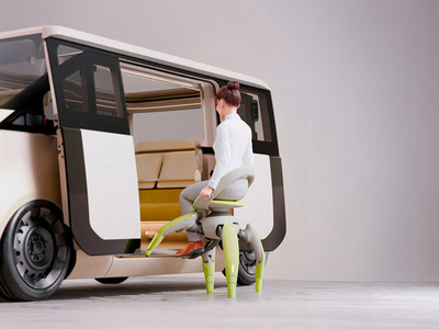 La sedia che cammina e sale le scale: Toyota riscrive l'accesso quotidiano