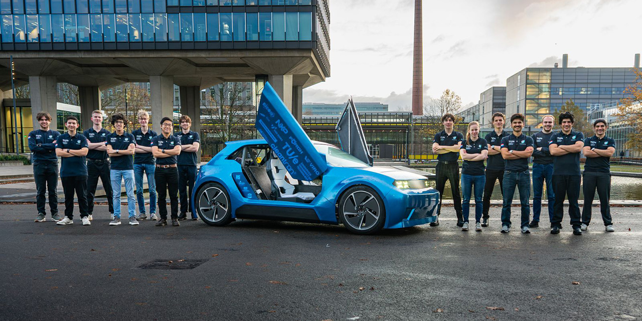 Un gruppo di studenti olandesi ha creato un'auto elettrica che si aggiusta (facilmente) da soli