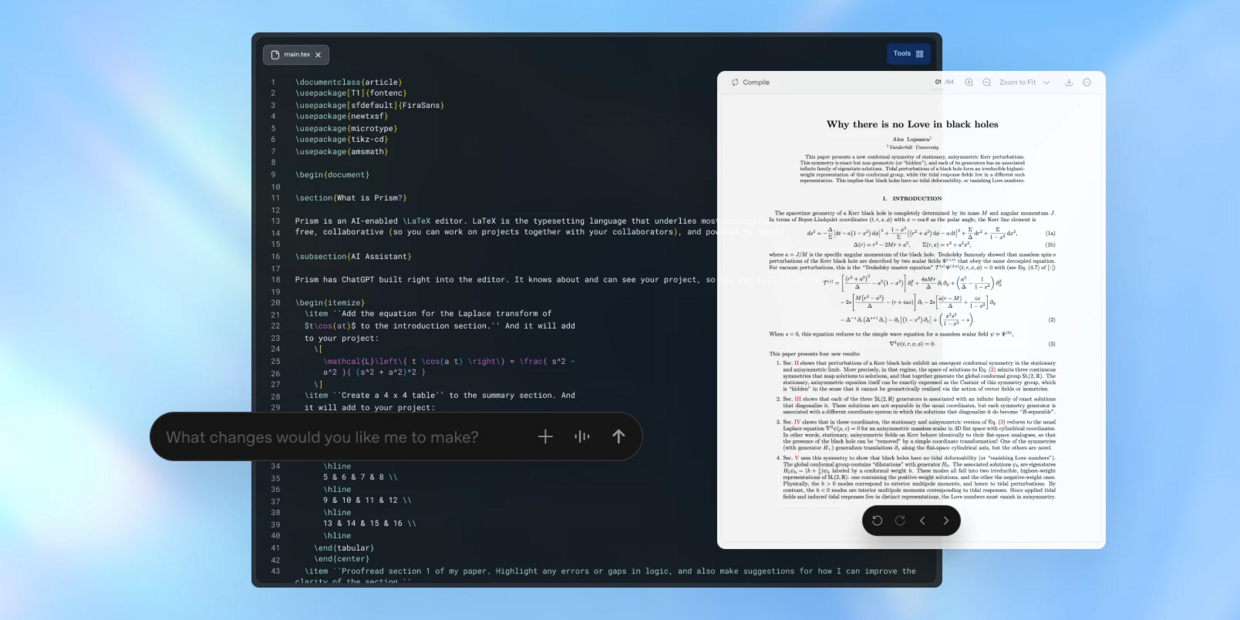 OpenAI lancia Prism: l’IA entra nel codice della ricerca scientifica (e uccide il copia-incolla)