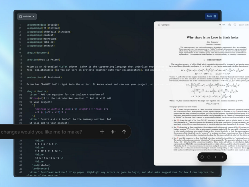 OpenAI lancia Prism: l’IA entra nel codice della ricerca scientifica (e uccide il copia-incolla)