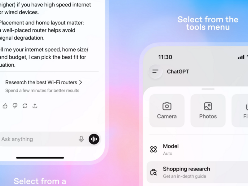 ChatGPT diventa personal shopper: OpenAI lancia l’assistente per i consigli d'acquisto