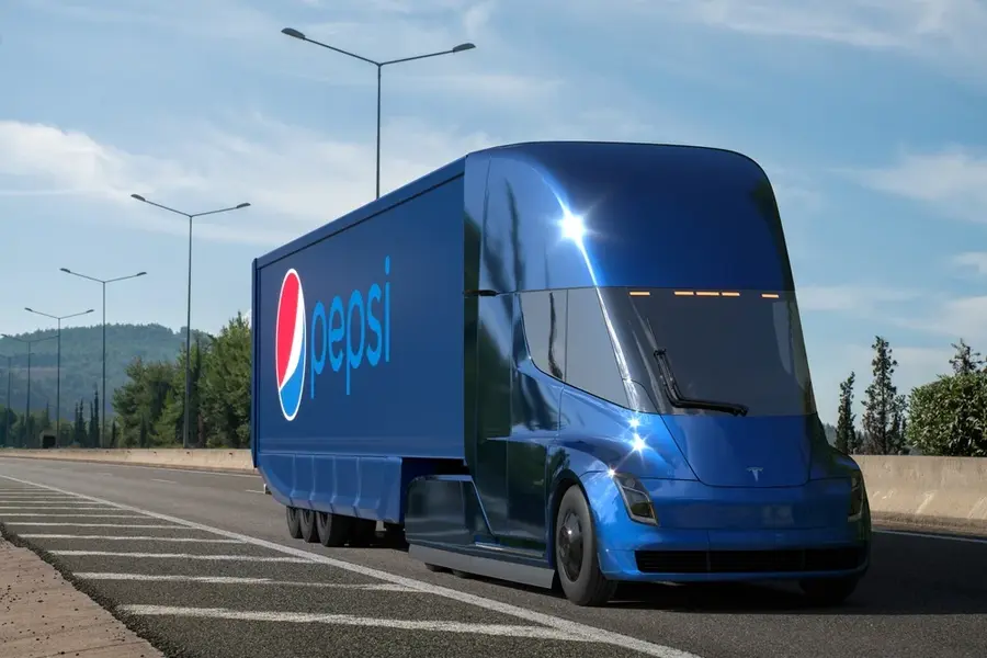 tesla semi pepsi